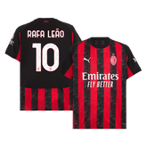 RAFA LEÃO #10 AC Milan Home Soccer Jersey 2025/26 Red&Black