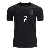 SØRLOTH #7 Norway Away Soccer Jersey World Cup 2026 Black