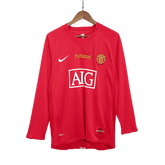Manchester United Home Jersey Retro 2007/08 - Long Sleeve - UCL Final