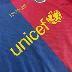 Barcelona XAVI #6 Home Soccer Jersey Retro 2008/09