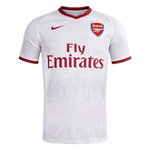 Men Retro Fan Version 2007/08 Arsenal Away Soccer Jersey White