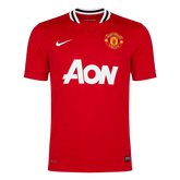 Men Retro Fan Version Manchester United Home Soccer Jersey 2011/12 Red