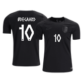 ØDEGAARD #10 Norway Away Soccer Jersey World Cup 2026 Black