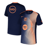 25/26 Club Barcelona Pe-Match Soccer Jersey Orange&Black