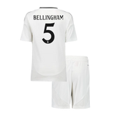 Real Madrid BELLINGHAM #5 Home Jersey Kit Kids(Jersey+Shorts)