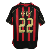 AC Milan KAKA' #22 Home Jersey Retro 2006/07