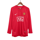 Manchester United Home Jersey Retro 2007/08 - Long Sleeve