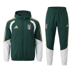 Italy Hoodie Training Tracksuit Kit(Top+Pants) 2026 Green