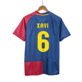 Barcelona XAVI #6 Home Soccer Jersey Retro 2008/09