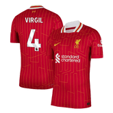 Liverpool VIRGIL #4 Home Soccer Jersey Authentic 2024/25