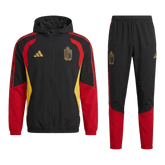 Belgium Hoodie Training Tracksuit Kit(Top+Pants) 2026 Red&Black
