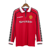 Manchester United Retro Football Jerseys Home 1998/99 - Long Sleeve