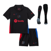 Barcelona Away Soccer Jersey Kit 2024/25 Kids(Jersey+Shorts+Socks)