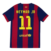 Barcelona NEYMAR JR #11 Home Soccer Jersey Retro 2014/15