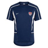 Men Retro Fan Version USA Away Soccer Jersey World Cup 2002 Navy