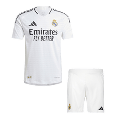 Real Madrid Home Soccer Jersey Kit Authentic (Jersey+Shorts)