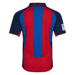 Men Retro Fan Version Barcelona Home Soccer Jersey 2003/04 Red&Blue