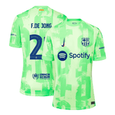Barcelona F.DE JONG #21 Third Away Jersey - UCL Edition