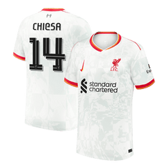 Liverpool CHIESA #14 Third Away Soccer Jersey 2024/25 - UCL Edition