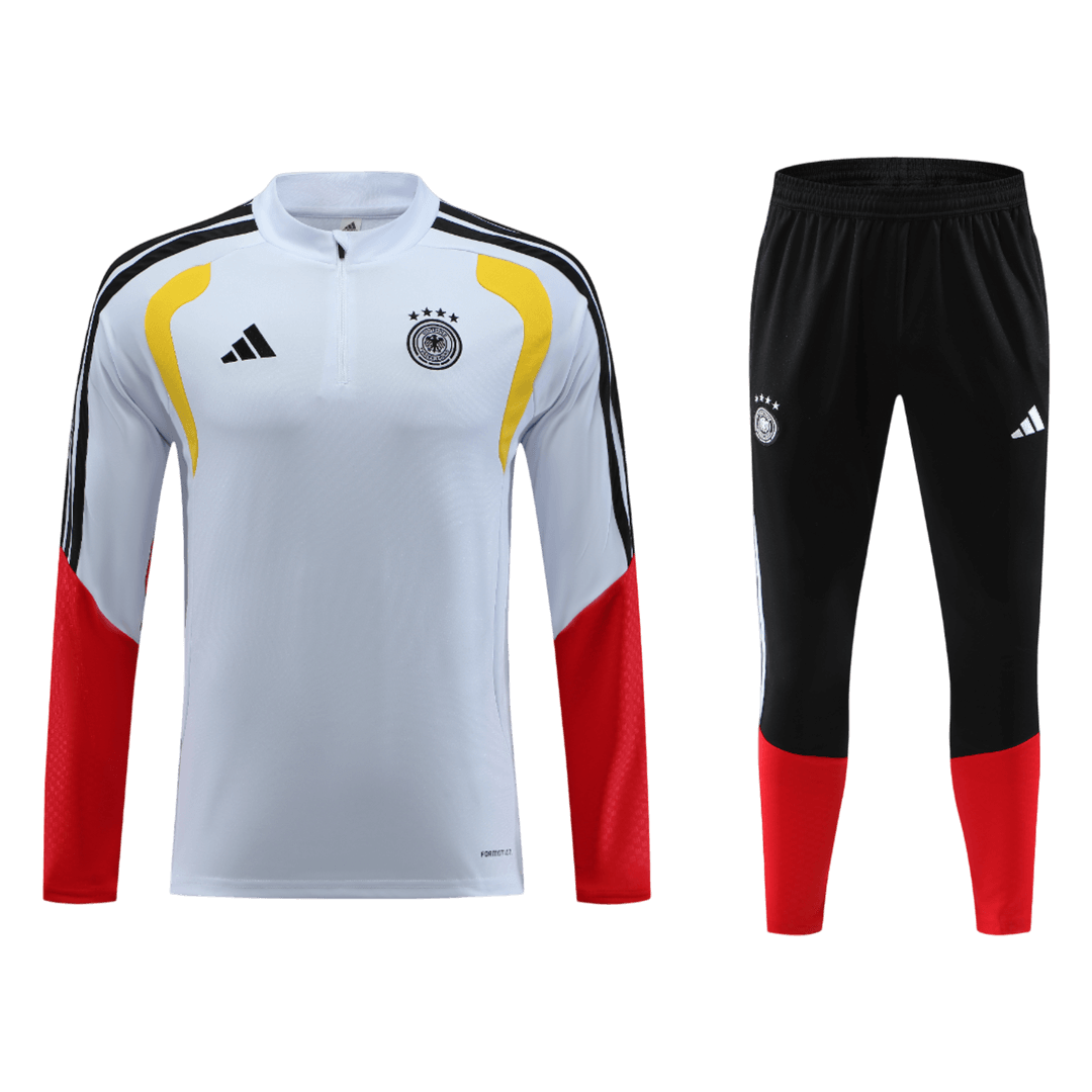 Germany Zipper Sweatshirt Kit(Top+Pants) 2026 White