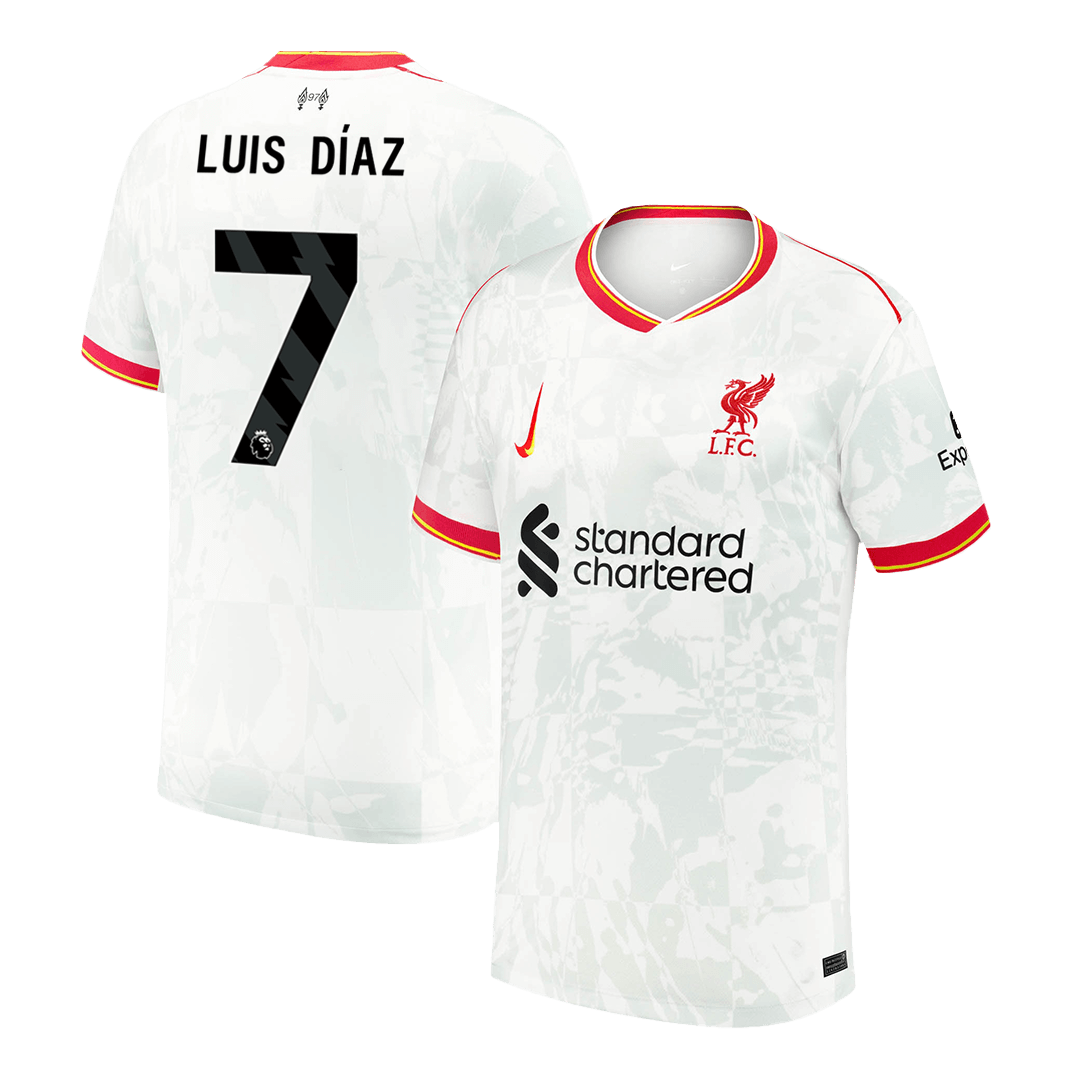 Liverpool LUIS DÍAZ #7 Third Away Soccer Jersey 2024/25