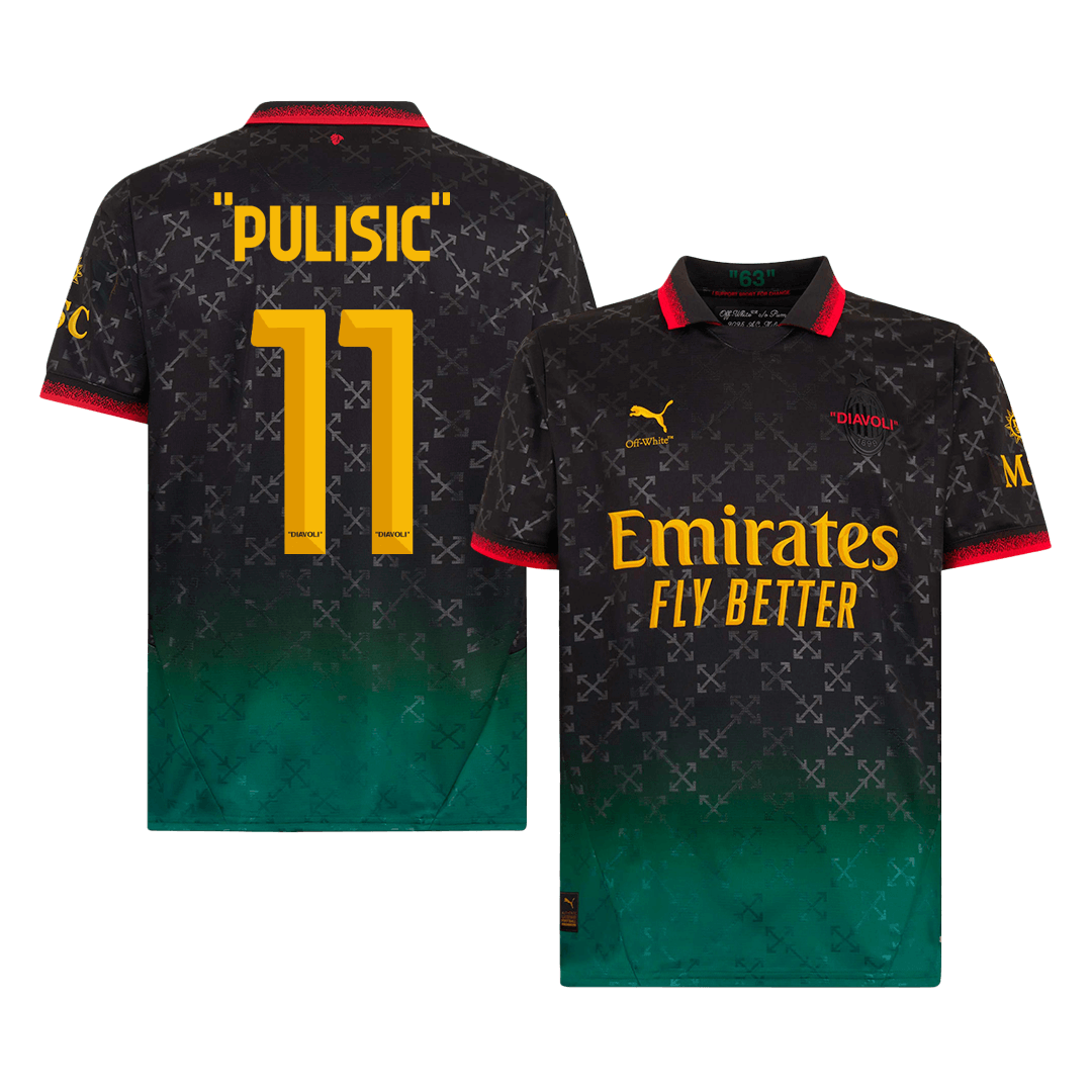 AC Milan "PULISIC" #11 Fourth Away Soccer Jersey 2024/25