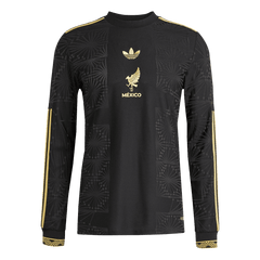 Authentic Mexico Long Sleeve Third Away Soccer Jersey 2025 - Gold Cup