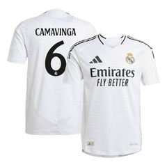 Real Madrid CAMAVINGA #6 Home Jersey Authentic