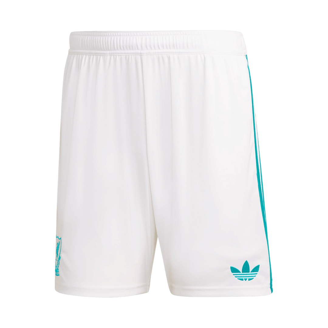 Liverpool Third Soccer Shorts 25/26 White