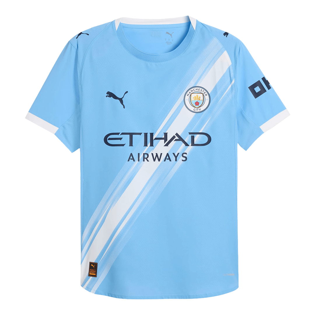 Authentic Manchester City Home Soccer Jersey 2025/26 Blue