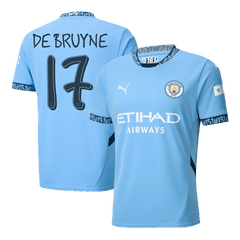 Manchester City DE BRUYNE #17 Home Jersey  - UCL Edition