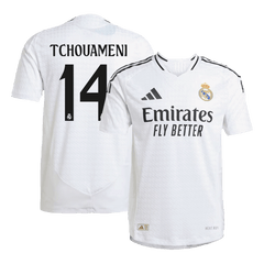 Real Madrid TCHOUAMENI #14 Home Jersey Authentic