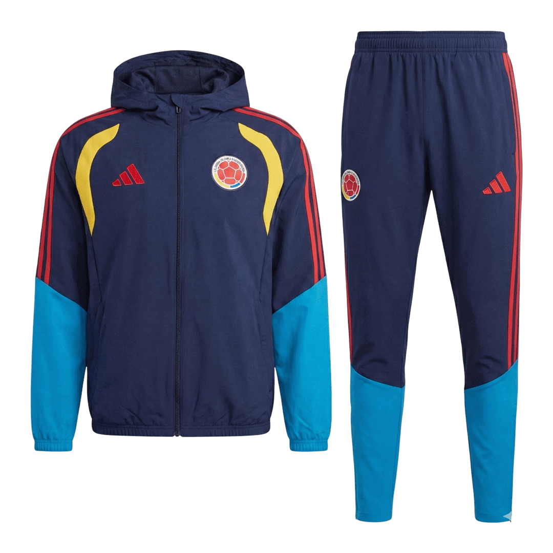 Colombia Hoodie Training Tracksuit Kit(Top+Pants) 2026 Navy