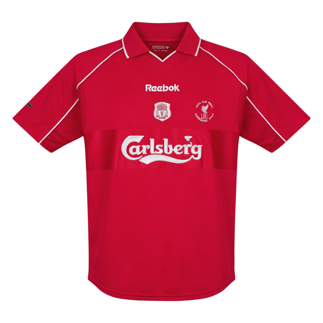 Retro 00/01 Liverpool Home Soccer Jersey Red