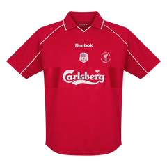 Retro 00/01 Liverpool Home Soccer Jersey Red