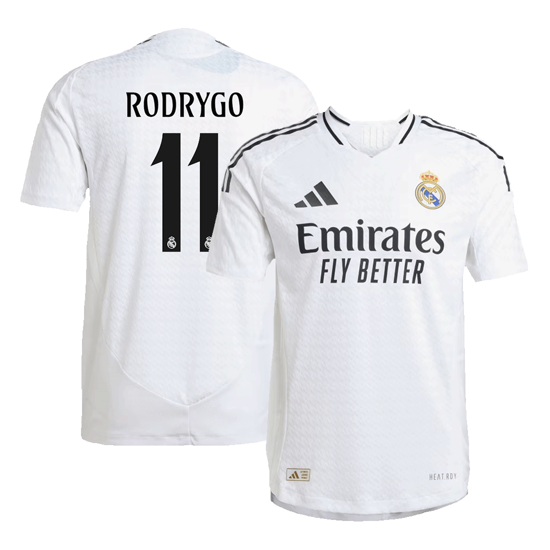 Real Madrid RODRYGO #11 Home Jersey Authentic