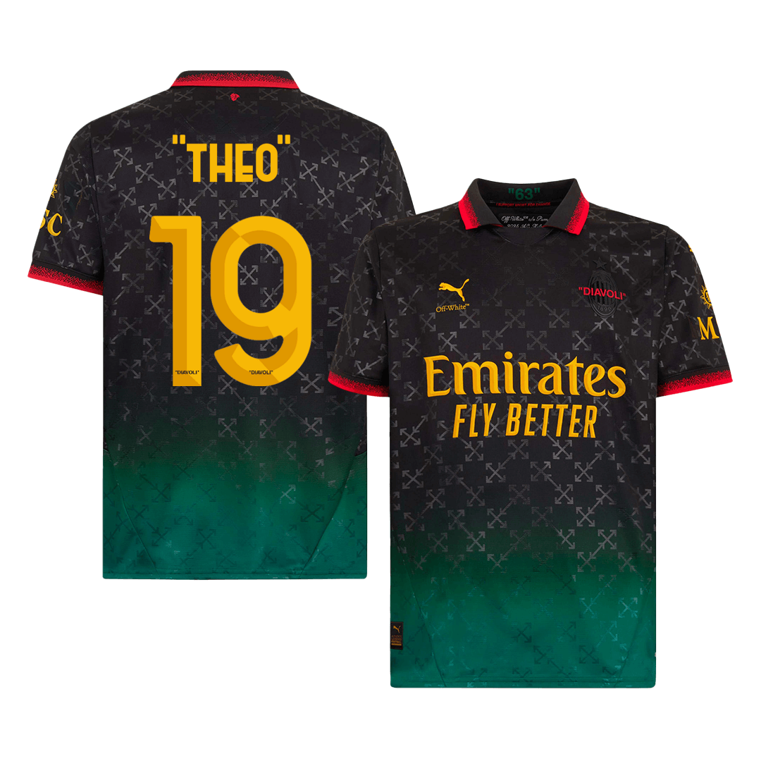 AC Milan "THEO" #19 Fourth Away Soccer Jersey 2024/25