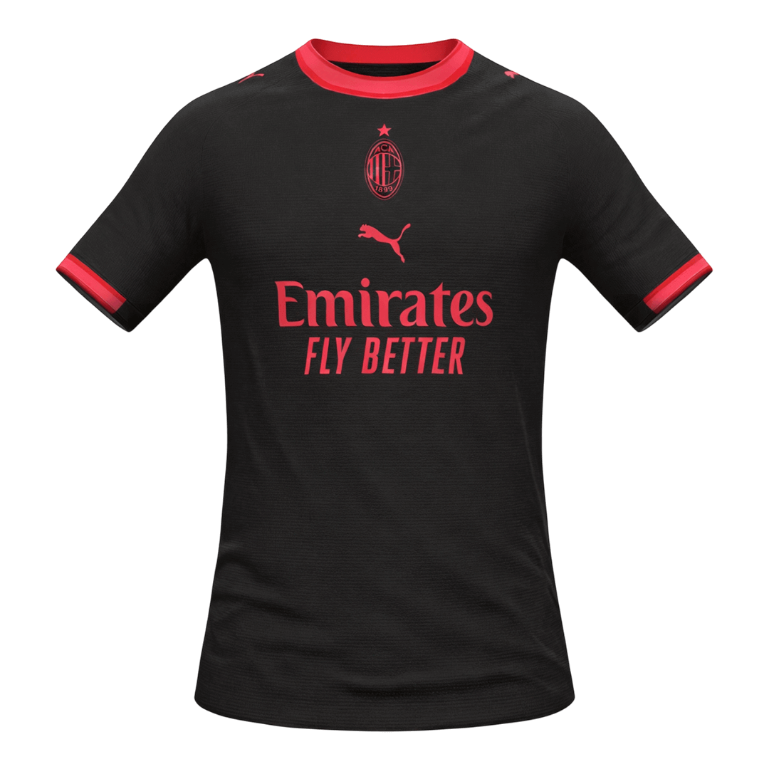 AC Milan Third Soccer Jersey 26/27 Red&Black