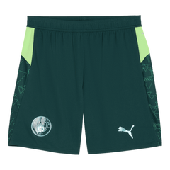 Manchester City Fourth Soccer Shorts 25/26 Green